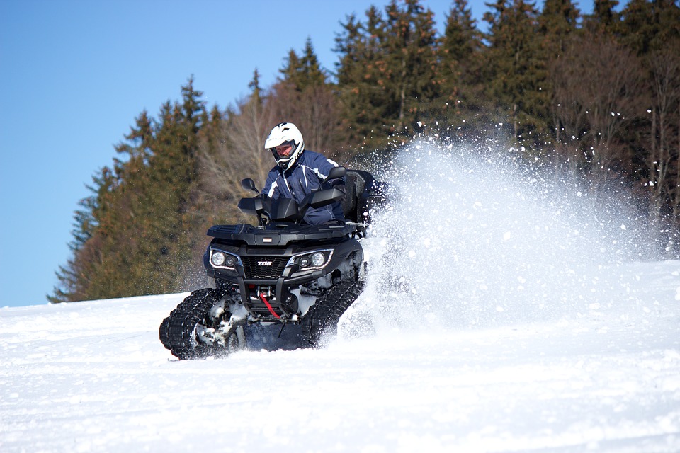 The most interesting uses for quads in winter